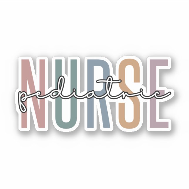 Pediatric Nurse | Peds Nurse PICU Nurse gifts Sticker (Front)