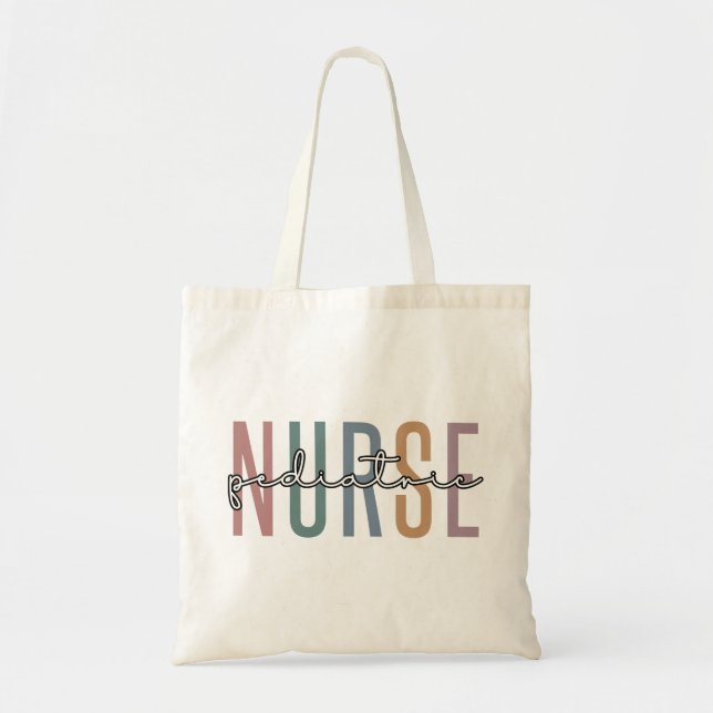 Pediatric Nurse | Peds Nurse PICU Nurse gifts Tote Bag (Front)
