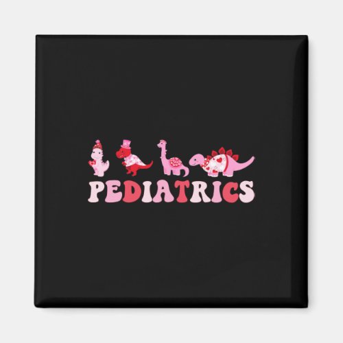 Pediatric Nurse Peds Nursing Cute Dinosaurs Valent Magnet