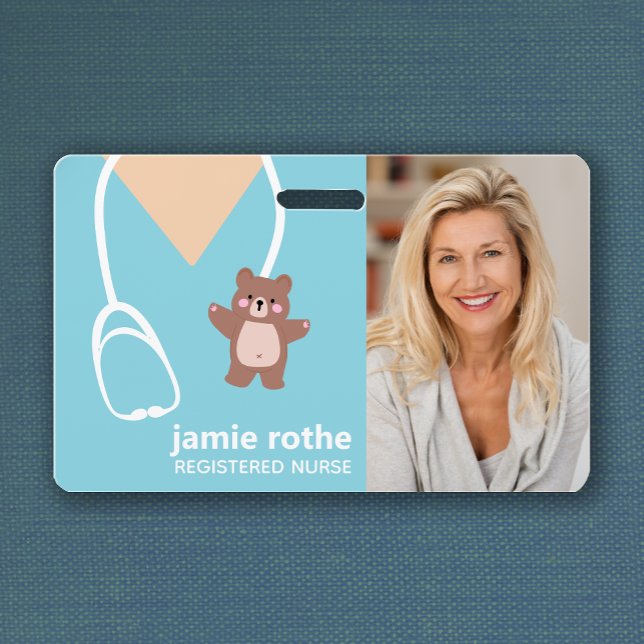 Pediatric Nurse Photo Badge (Creator Uploaded)