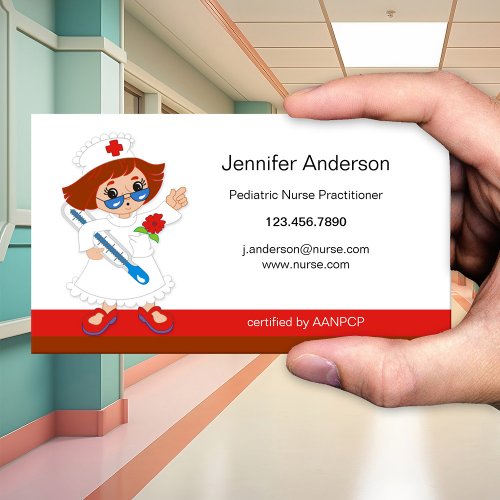 Pediatric Nurse Practioner Business Card