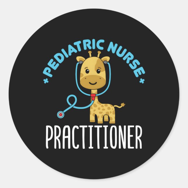 Pediatric Nurse Practitioner Classic Round Sticker (Front)