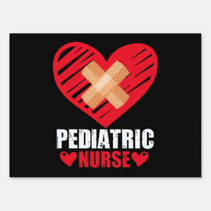 Pediatric Nurse RN Child Pediatrics Pediatrician Sign