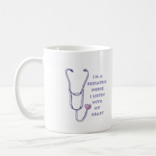 Pediatric Nurse Stethoscope Coffee Mug