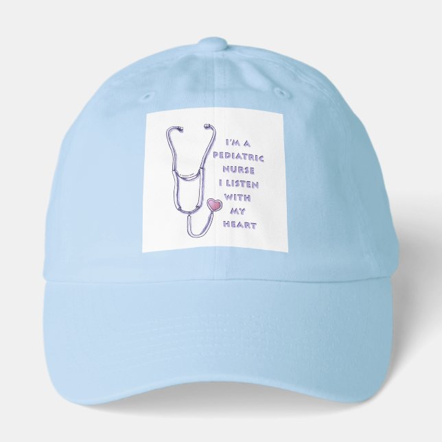 Pediatric Nurse Stethoscope Hat (Front)