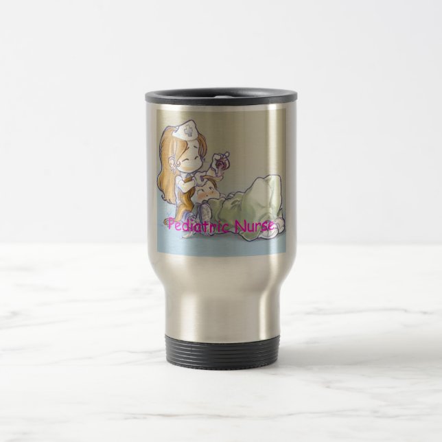 Pediatric Nurse Travel Mug (Center)