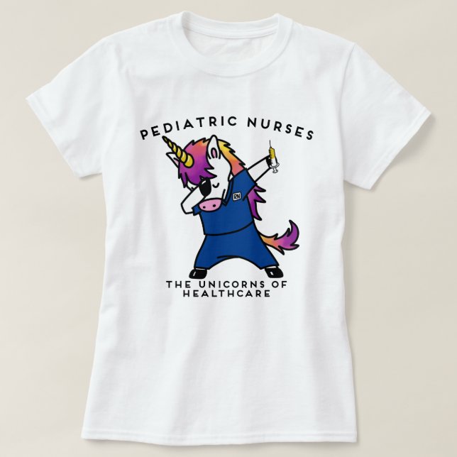 Pediatric Nurse Unicorn T-Shirt Zazzle
