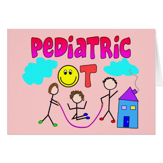 Pediatric Occupational Therapist Gifts Cards (Front Horizontal)