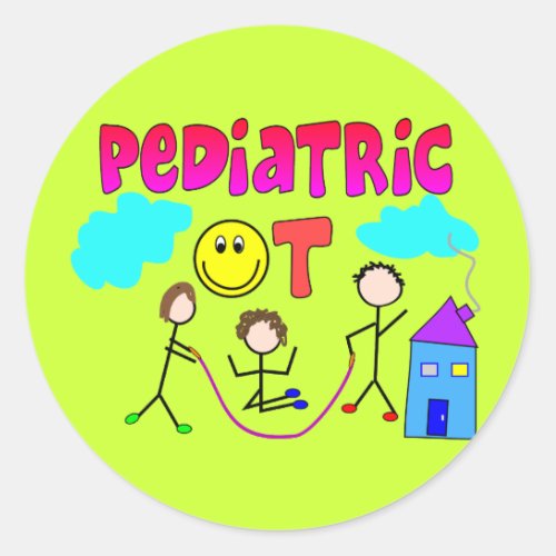 Pediatric Occupational Therapist Gifts Classic Round Sticker
