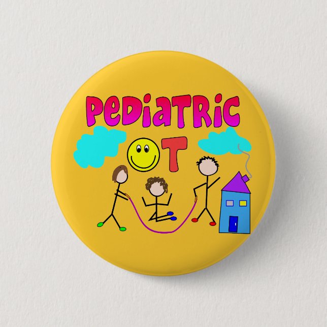 Pediatric Occupational Therapist Gifts Pinback Button (Front)