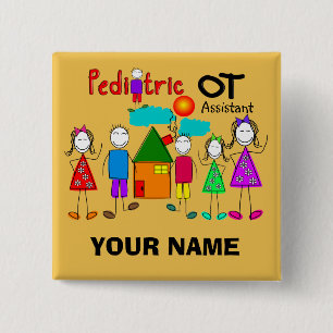 Pediatric Occupational Therapy Assistant Buttons