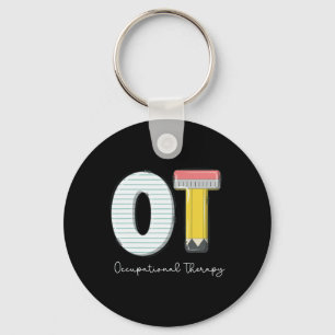 Pediatric Occupational Therapy Cute Pencil Back To Keychain