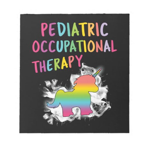 Pediatric Occupational Therapy OT Notepad
