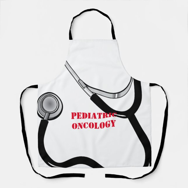Pediatric Oncologist Cooking Apron For Onc Doctors (Front)