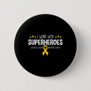 Pediatric Oncology RN Nurse Oncologist Ribbon Button
