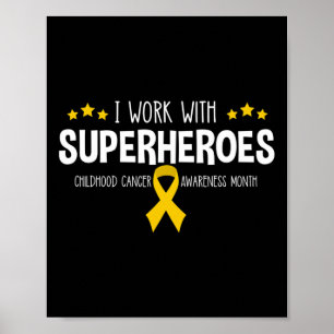 Pediatric Oncology Rn Nurse Oncologist Ribbon Poster