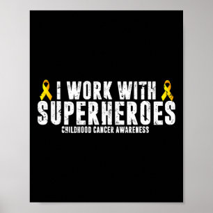 Pediatric Oncology RN Nurse Oncologist Ribbon Poster