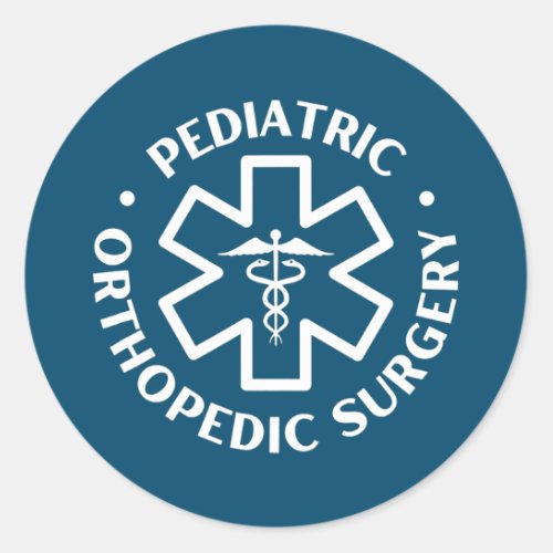 Pediatric orthopedic surgery Doctor Nurse Medical Classic Round Sticker