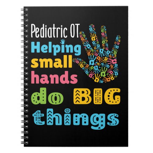 Pediatric OT Helping Small Hands Do Big Things Notebook
