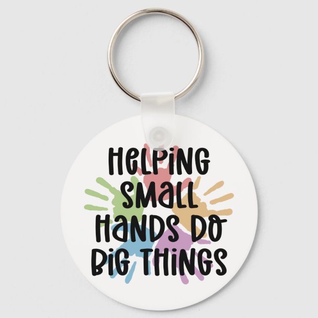 Pediatric OT Occupational therapist OT Gifts Keychain (Front)