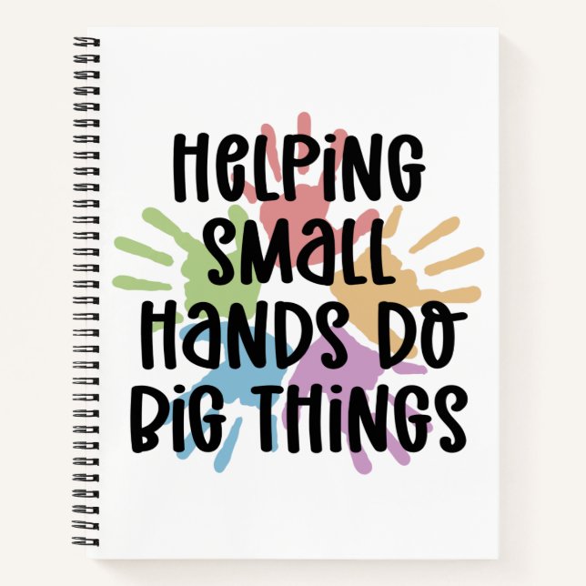 Pediatric OT Occupational therapist OT Gifts Notebook (Front)