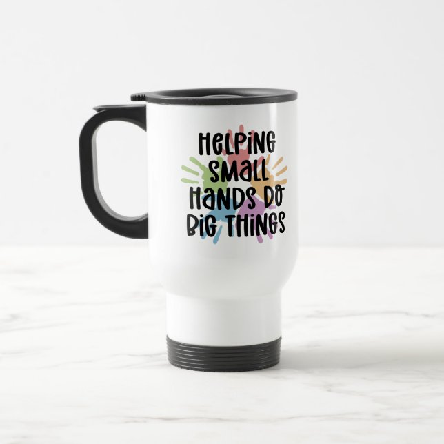 Pediatric OT Occupational therapist OT Gifts Travel Mug (Left)