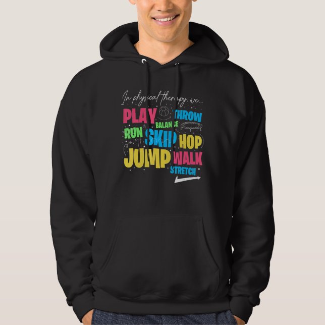 Pediatric Physical Therapist Physical Therapy Mont Hoodie (Front)
