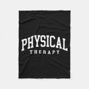 Pediatric physical therapy funny physical therapis fleece blanket