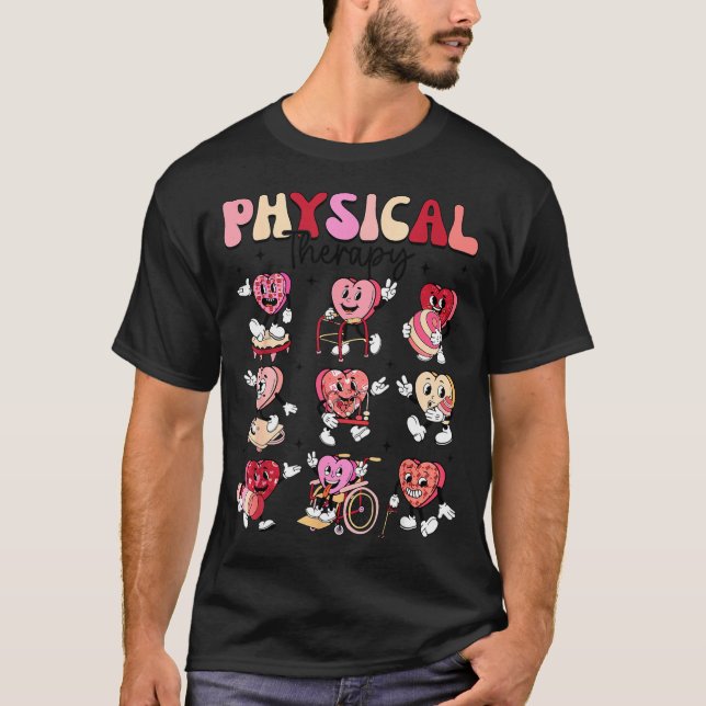 Pediatric Physical Therapy Pt Pta Happy Valentine' T-Shirt (Front)