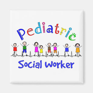Pediatric Social Worker Gifts Magnet