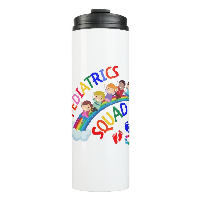 Pediatric Squad - Pediatric Pediatrician Gifts Thermal Tumbler (Front)