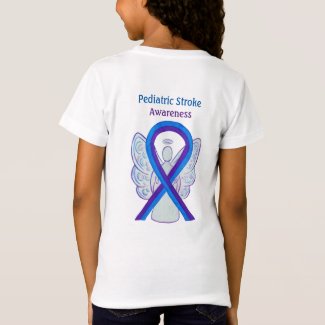 Pediatric Stroke Awareness Ribbon Custom Shirts