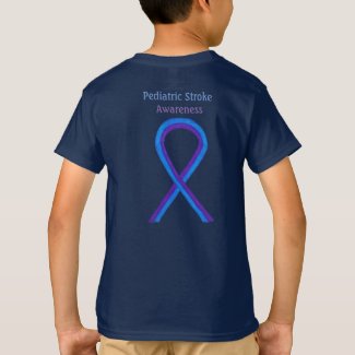 Pediatric Stroke Awareness Ribbon Customized Shirt