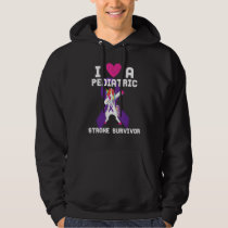 Pediatric Stroke Survivor Awareness Childhood Hoodie