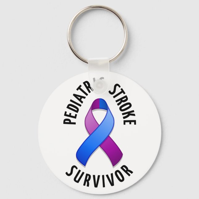 Pediatric Stroke Survivor Keychain (Front)