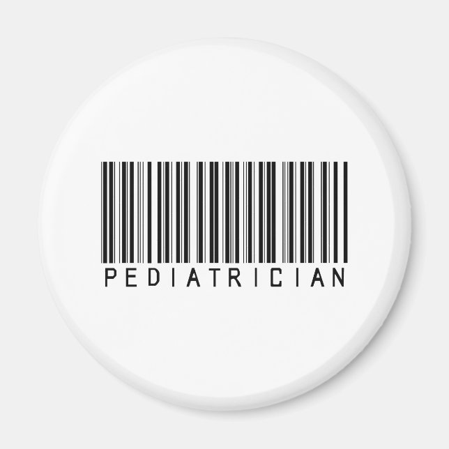 Pediatrician Bar Code Magnet (Front)