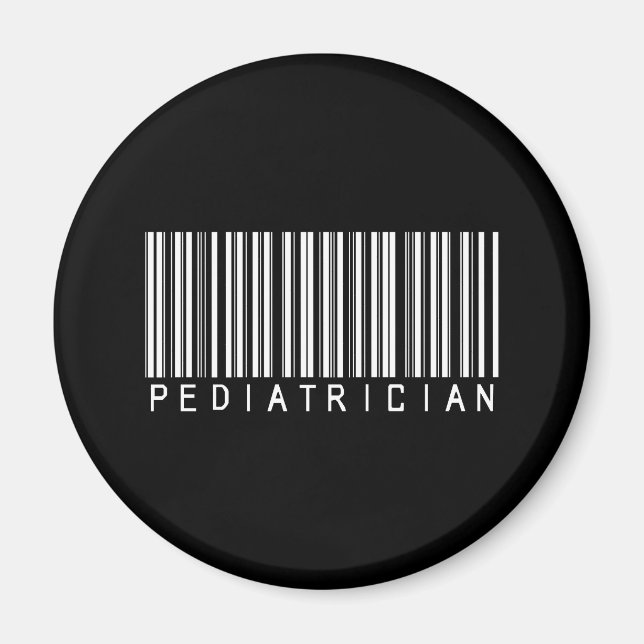 Pediatrician Bar Code Magnet (Front)