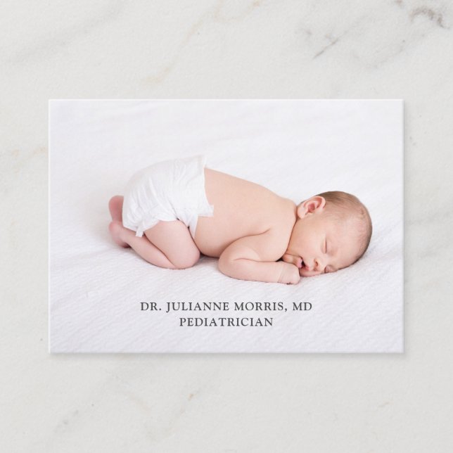 Pediatrician Business Card (Front)