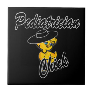 Pediatrician Chick #4 Tile