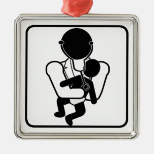 PEDIATRICIAN CHRISTMAS ORNAMENT BABY DOCTOR