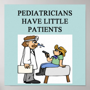 pediatrician doctor physician design poster