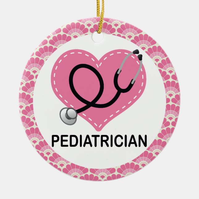 Pediatrician Gift Ornament (Front)