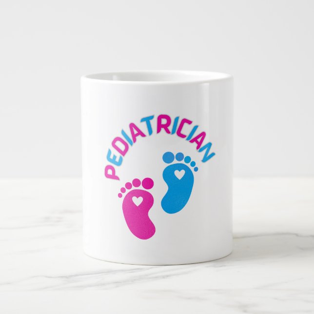 Pediatrician, pediatrician doctor, child doctor,   giant coffee mug (Front)