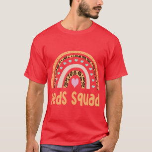 Pediatrician Rainbow Peds Squad Pediatric Nurse PE T-Shirt