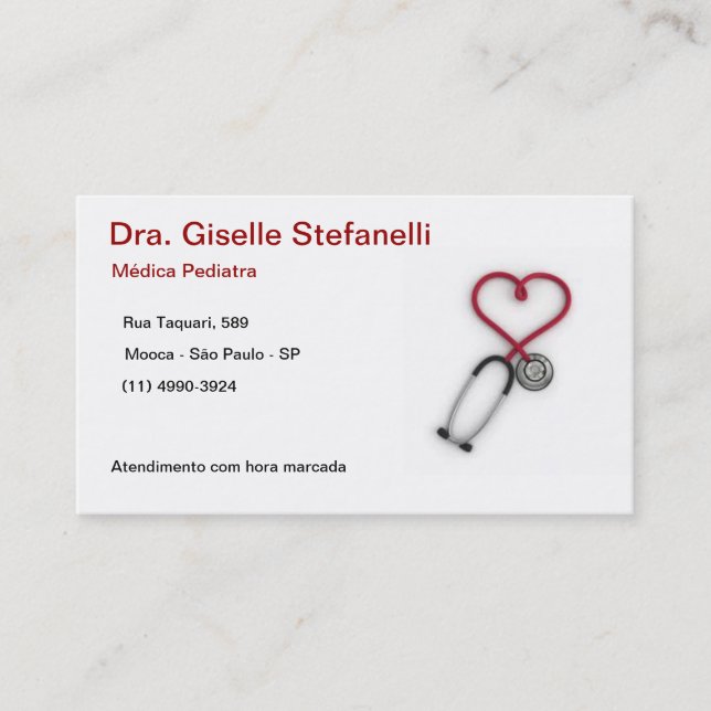 Pediatrics Business Card (Front)