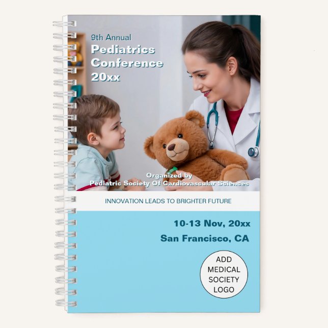 Pediatrics Child Physician Medical Conference Notebook (Front)