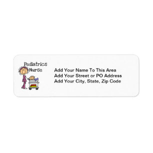 Pediatrics Nurse Tshirts and Gifts Label