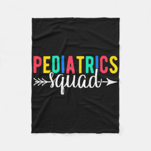 Pediatrics Squad Peds Pediatric Nurse  Fleece Blanket