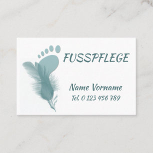 pedicure business card