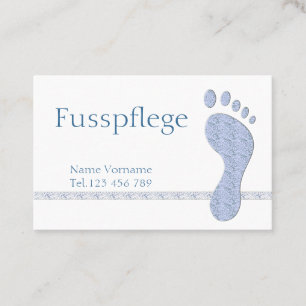 pedicure business card